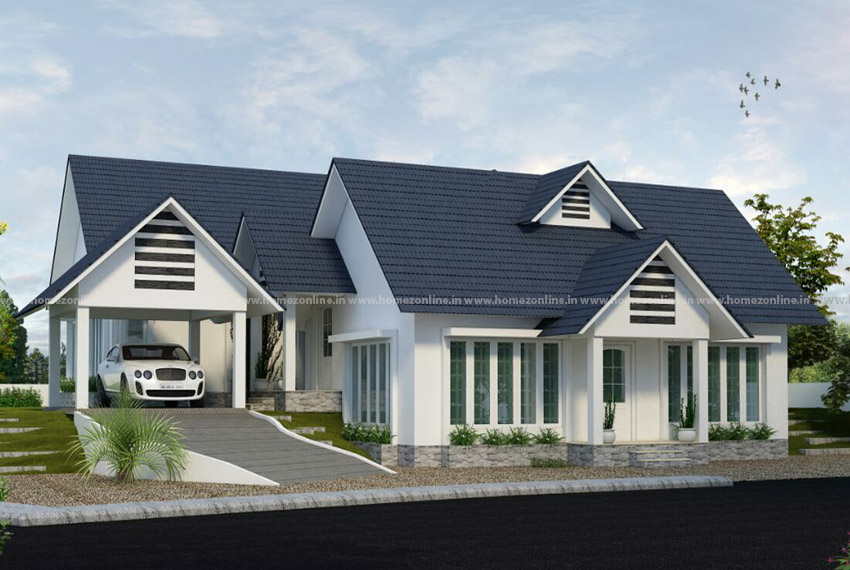 Colonial style double storey home design