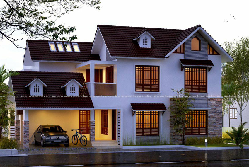 Elegant duplex home design