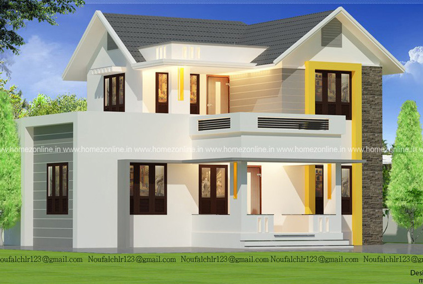 Excellent modern double storey home design