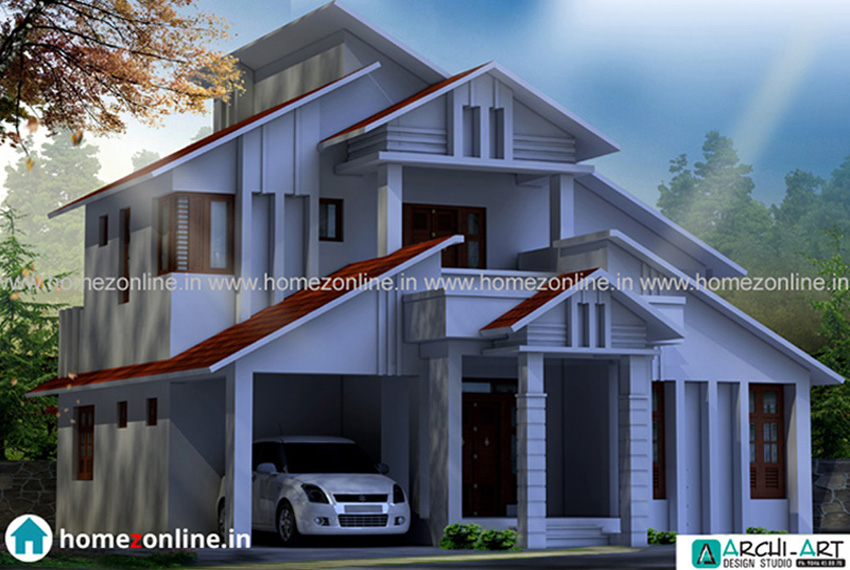 Modern Stylish house design on double storey