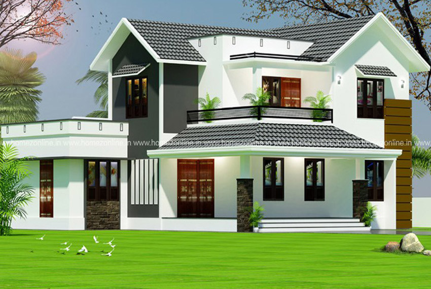 Nice looking Modern house front design