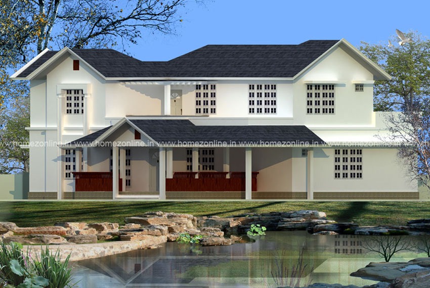 European style 4 bedroom home design