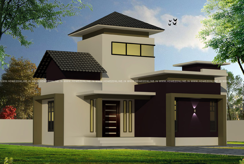 1 storey house design in 900 square feet