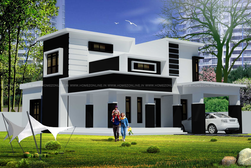 2 floor front elevation with beautiful design