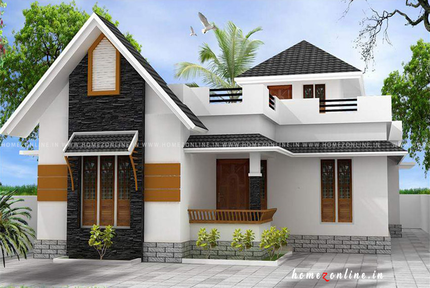 Low budget house design on single floor