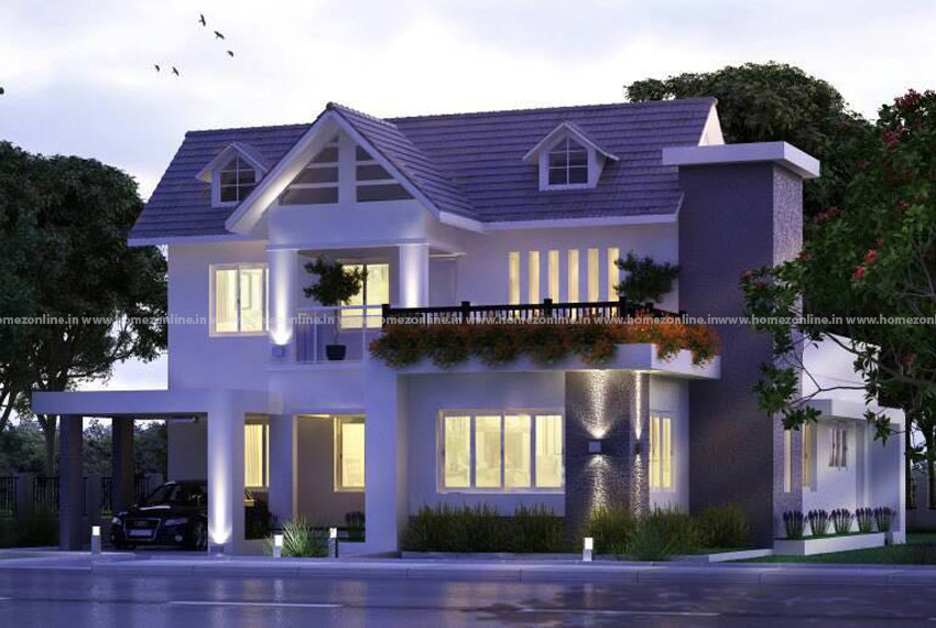 3 bedroom duplex house plan on glamorous outdoor view