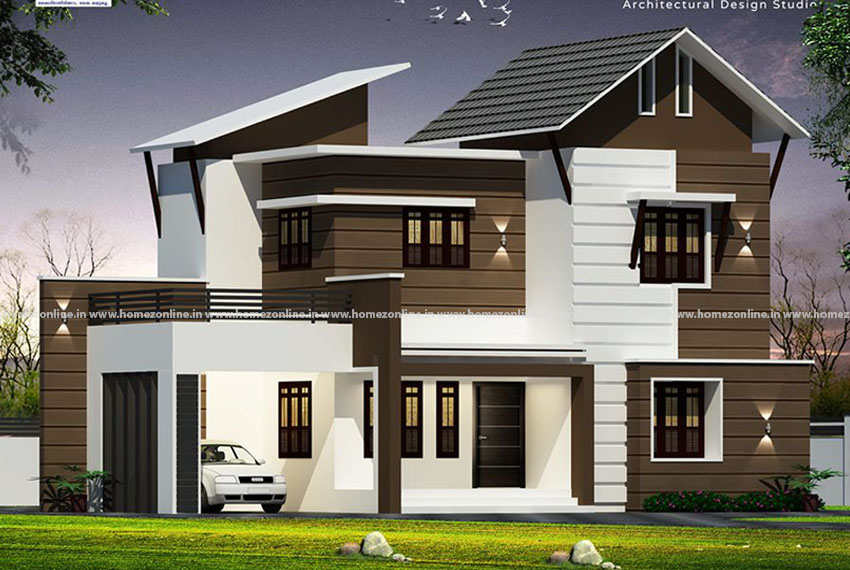 Graceful house plan design on arresting exterior