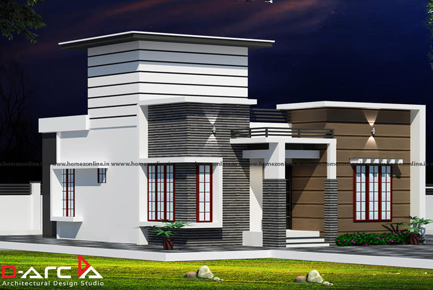 Modern small house plan on a contemporary style design