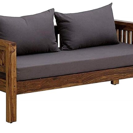 Wooden 2 Seater Sofa Set