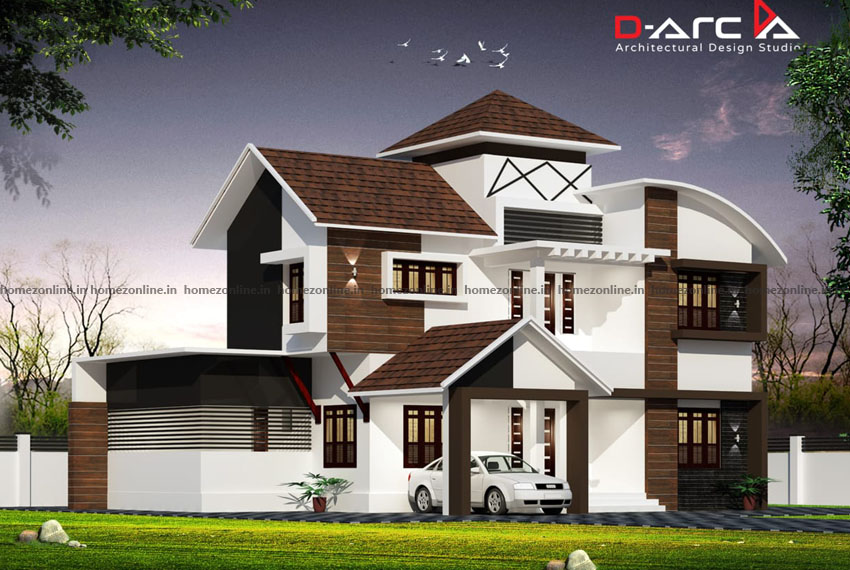 Best home architecture planed with 4 bedroom