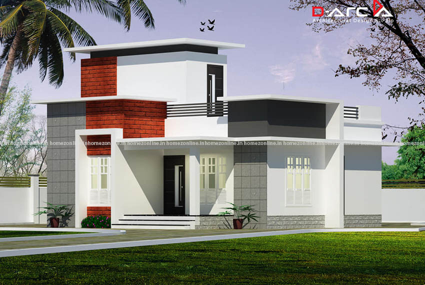 Elegant 2 bedroom house plan with amazing exterior design