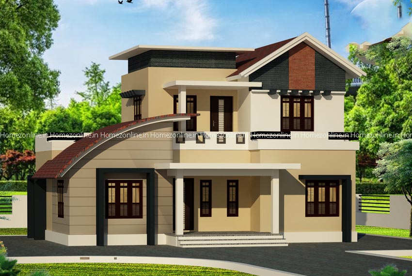 Charming double storey home designCharming double storey home design