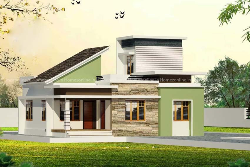 Bewitching 3 BHK single storey house