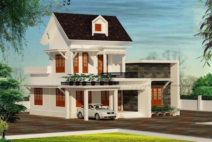 Ravishing double storey home design