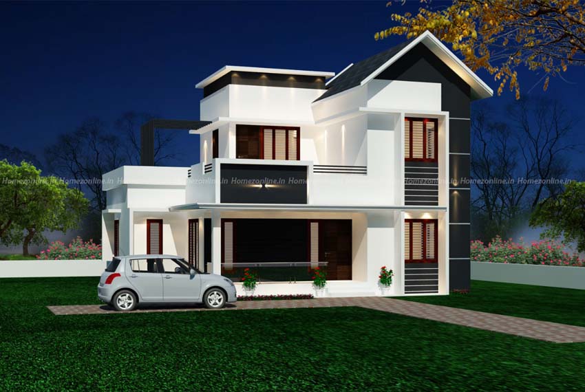 Dazzling 3 BHK home design