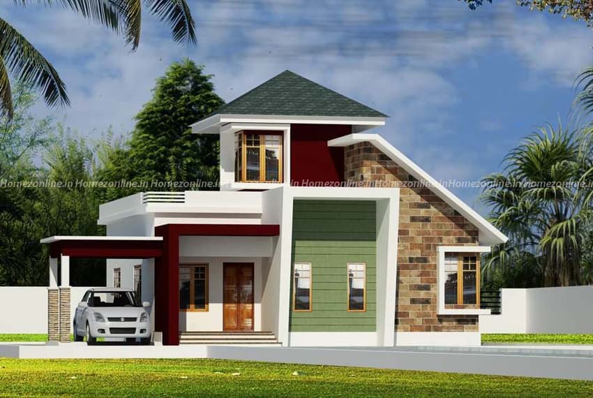 Fascinating 3 BHK home design