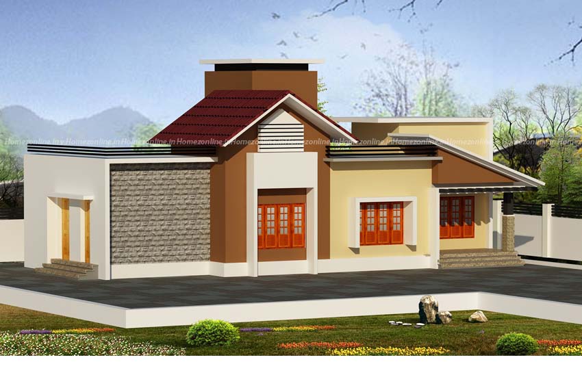 Marvellous 2 bhk single floor home design