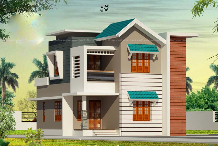 Two storey home with splendorous exterior