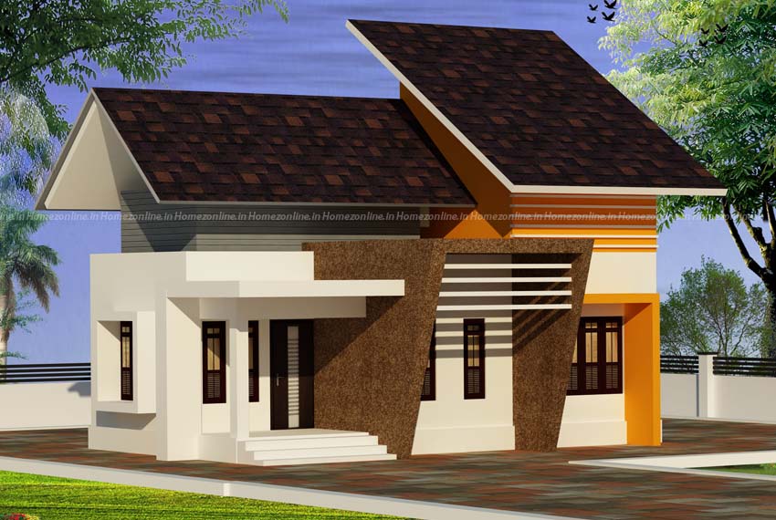 small home design attracted with roofing