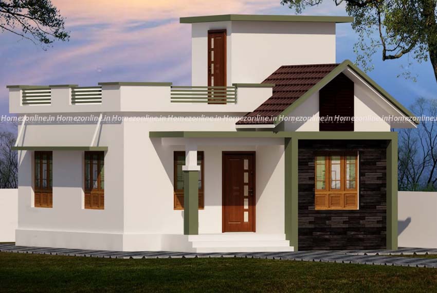 pretty 2 bhk single floor house