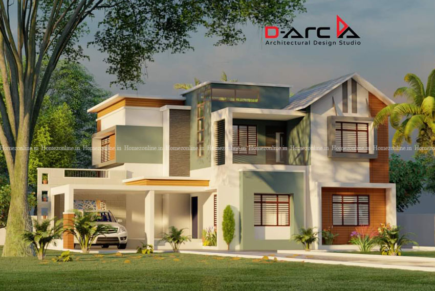 Best double storey home with attractive exterior design