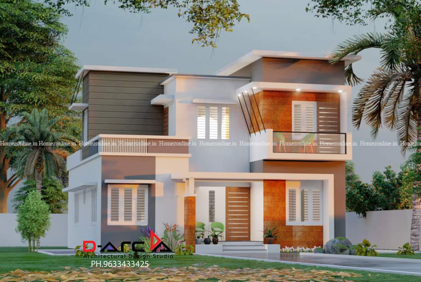 Extra ordinary double storey home design