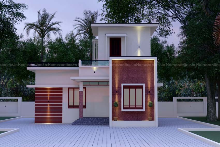 Marvelous 2 bhk small home design