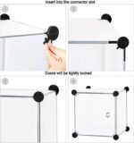 Keshav International 12 Door Plastic Sheet Wardrobe Storage Rack Close... - Image 5