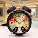 BUQARO Alloy Steel, Glass Twin Bell Edition Vintage Look with Night LE...