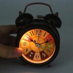 BUQARO Alloy Steel, Glass Twin Bell Edition Vintage Look with Night LE... - Image 4