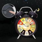 BUQARO Alloy Steel, Glass Twin Bell Edition Vintage Look with Night LE... - Image 3