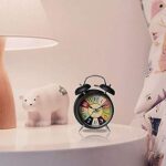 BUQARO Alloy Steel, Glass Twin Bell Edition Vintage Look with Night LE... - Image 6