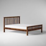 Furinno Sheesham Wood Queen Size Beds for Bedroom Living Room Home Woo... - Image 2