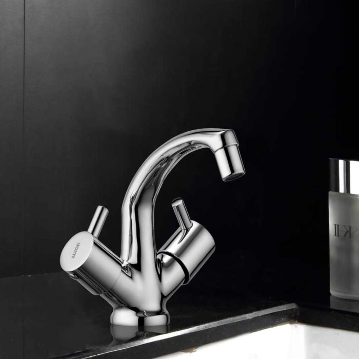 ALTON ALT2045 Brass Center Hole Basin Mixer, Chrome Finish - Image 4