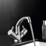 ALTON ALT2045 Brass Center Hole Basin Mixer, Chrome Finish - Image 3