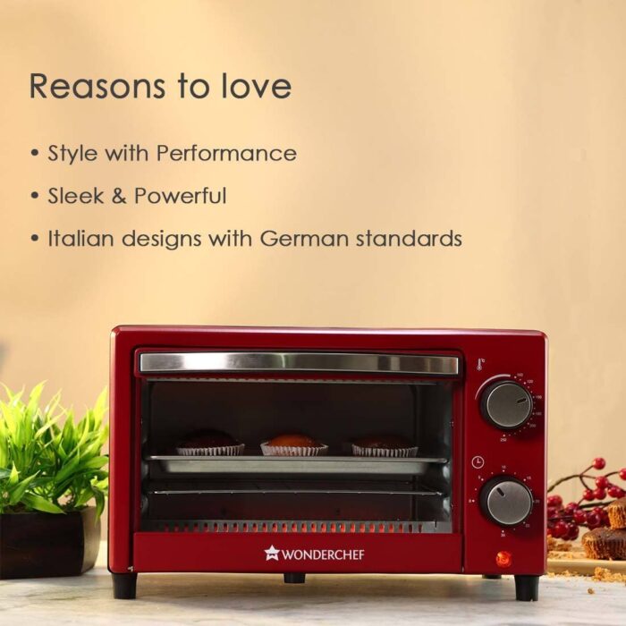 Wonderchef Oven Toaster Griller (OTG) Crimson Edge - 9 Litre... - Image 4
