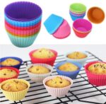 Zollyss Silicone Round Moulds for Muffins/Cupcake/Jelly/Cake (Multicol... - Image 5