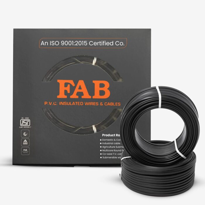 FAB P.V.C INSULATED WIRES & CABLES | 0.75mm | 91m | FR PVC Insulated C... - Image 1