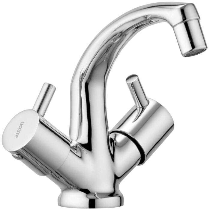 ALTON ALT2045 Brass Center Hole Basin Mixer, Chrome Finish - Image 1