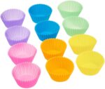 Zollyss Silicone Round Moulds for Muffins/Cupcake/Jelly/Cake (Multicol... - Image 2