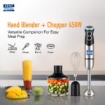 KENT Hand Blender Plus Chopper 450 W | Variable Speed Control | Turbo ... - Image 2