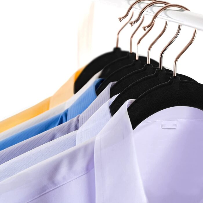 STAR WORK - Velvet Hangers Non-Slip Velvet Hangers Premium Suit Hanger... - Image 3