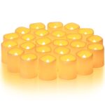 Homemory Flameless Votive Candles, 24PCS Flickering Battery Operated L...