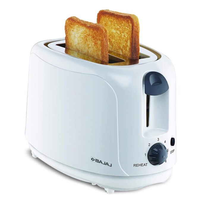 Bajaj ATX 4 750 watts 2-Slice Pop-up Toaster | Dust Cover & Slide Out ... - Image 1