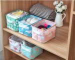 XAMILE Foldable Mini Square Storage Basket - Set Of 5 Small Collapsibl... - Image 5
