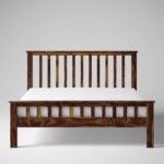 Furinno Sheesham Wood Queen Size Beds for Bedroom Living Room Home Woo... - Image 5