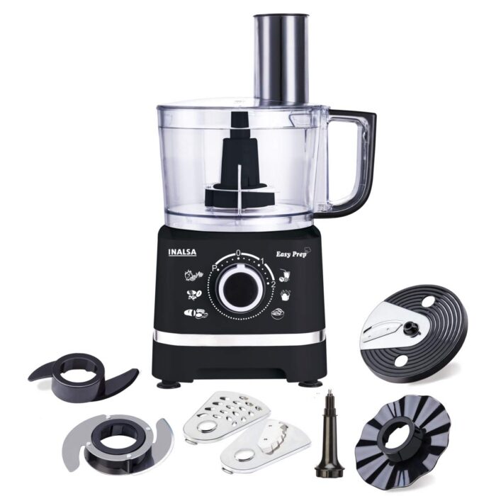INALSA Food Processor for Kitchen with 800 W Copper Motor|1.4 L Main B... - Image 1