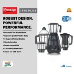 Prestige 750 Watts Iris Plus Mixer Grinder With 4 Jars (3 Stainless St... - Image 6