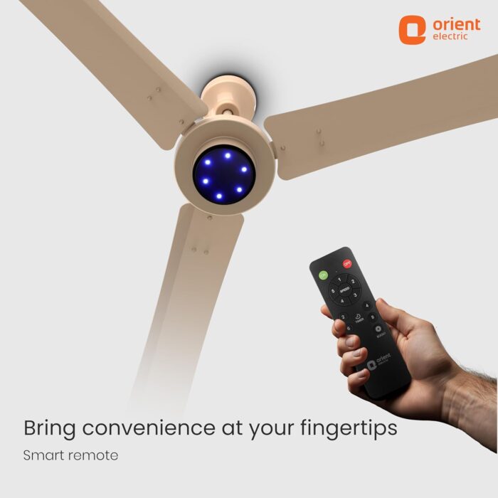 Orient Electric I Tome Pro 1200 mm BLDC Ceiling Fan with Remote & LED ... - Image 5