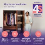 Wakefit Wardrobe | 1 Year Warranty | Wardrobe Wooden, Almirah, Cupboar... - Image 3